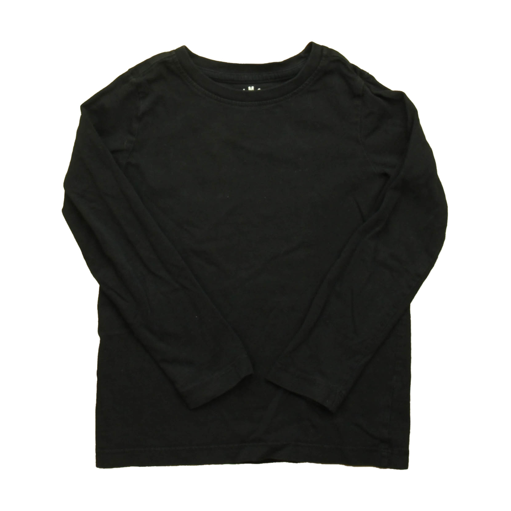 Primary.com Boys Black Long Sleeve T-Shirt size: 4-5T